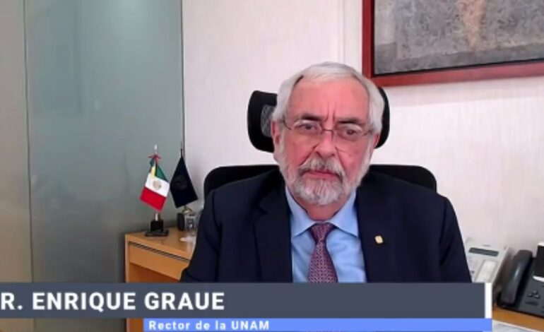 Enrique Graue satisfecho con resultados de la UNAM en sus ocho años como rector
