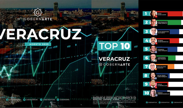 GobernArte revela estudio con los aspirantes a la gubernatura de Veracruz 2024