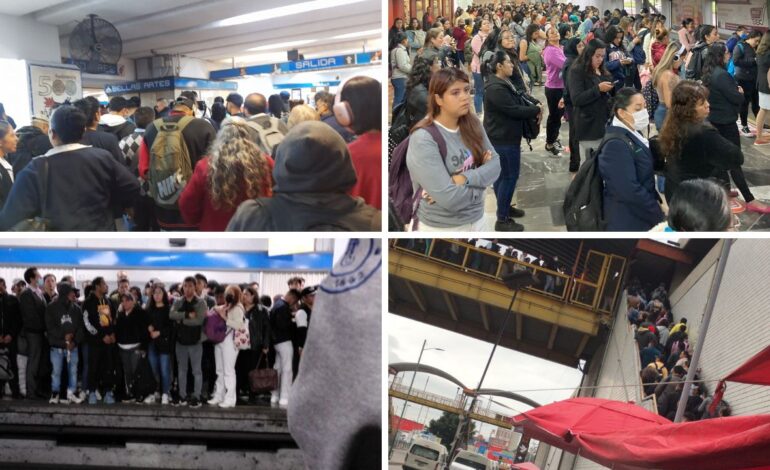Caos y retrasos en diversas líneas del Metro, en pleno regreso a clases