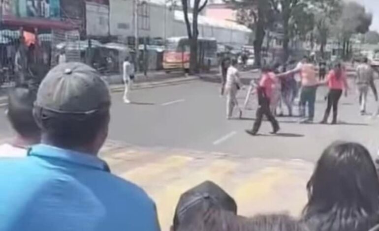 Riña entre comerciantes en mercado de Toluca deja 6 heridos