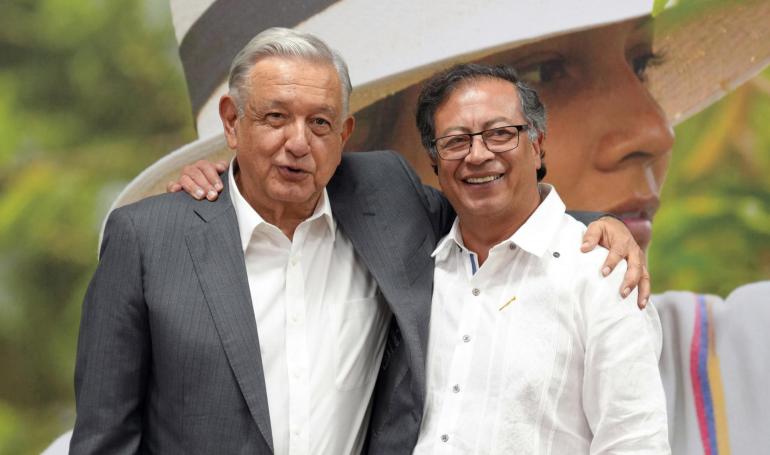 Petro y AMLO se reúnen por primera vez en Colombia para hablar de varios temas